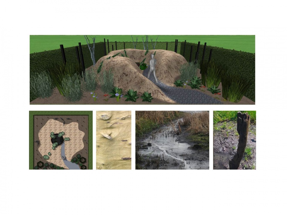 Tuinfestival van Appeltern vanaf 20 mei 2017. In the hole; van Eveline Beukema van "Buitenkans"